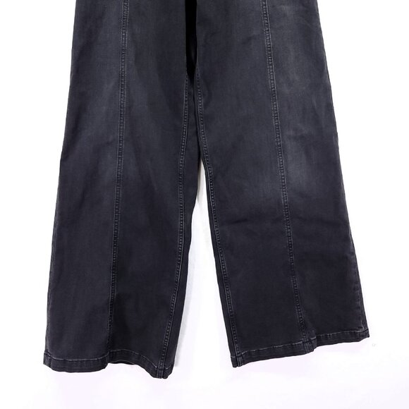 Free People Libre Wide-Leg Jeans Size 28 Stretch High Rise Boho - Picture 10 of 14